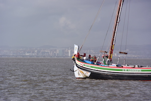 Alcochete traditional fishing boat